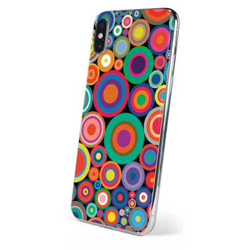 Psychedelic Circles iPhone XS Max Skin