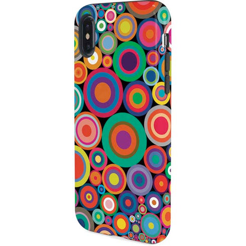 Psychedelic Circles iPhone XS Pro Case