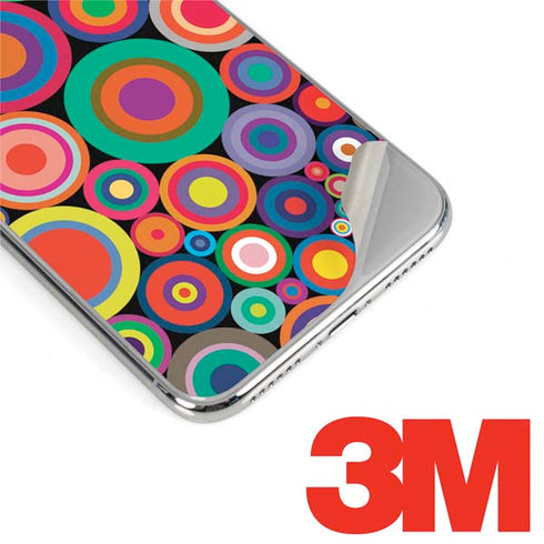 Psychedelic Circles iPhone XS Skin