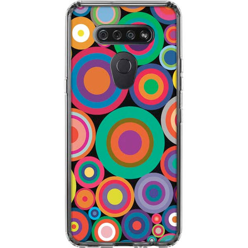Psychedelic Circles LG K51/Q51 Clear Case