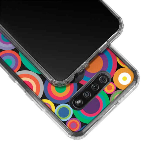 Psychedelic Circles LG K51/Q51 Clear Case