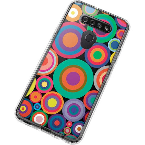 Psychedelic Circles LG K51/Q51 Clear Case