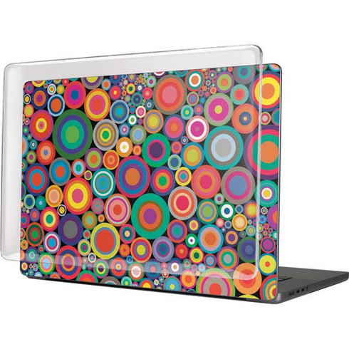 Psychedelic Circles MacBook Pro 16in (2021-25) Case plus Skin