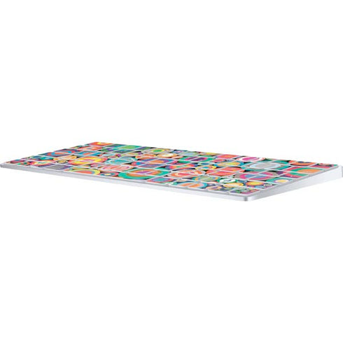 Psychedelic Circles Magic Keyboard Skin