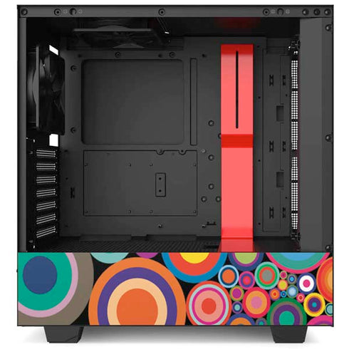 Psychedelic Circles NZXT H510 Compact ATX Mid-Tower Case Skin