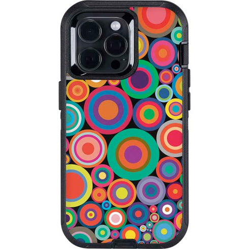 Psychedelic Circles Otterbox Defender iPhone Skin
