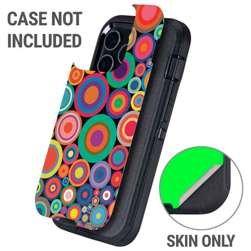 Psychedelic Circles Otterbox Defender iPhone Skin