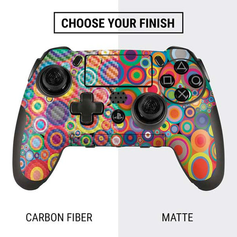 Psychedelic Circles PlayStation Scuf Vantage 2 Controller Skin