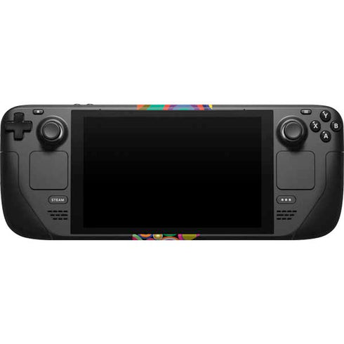 Psychedelic Circles Steam Deck Handheld Gaming Computer Skin