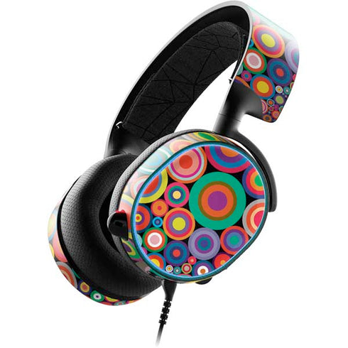 Psychedelic Circles SteelSeries Arctis 3 Skin