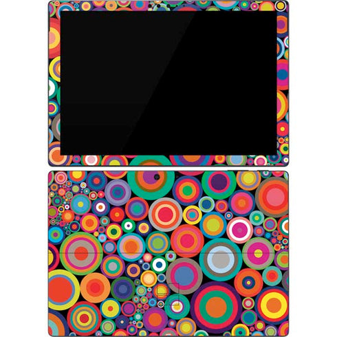 Psychedelic Circles Surface Pro 7 Skin