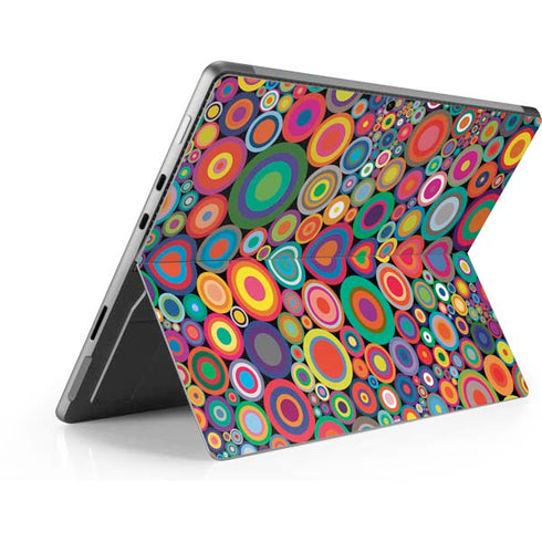 Psychedelic Circles Surface Pro 9 Skin