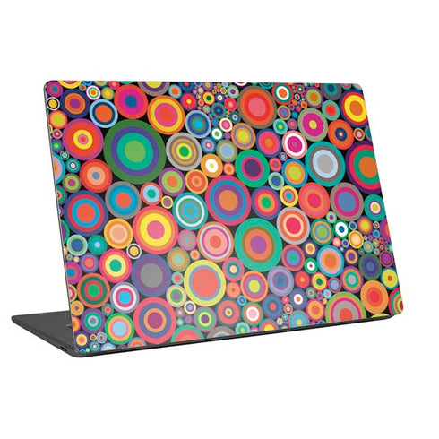 Psychedelic Circles Universal Laptop 12in (9.8 x 6.8in) Skin