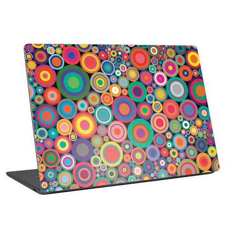 Psychedelic Circles Universal Laptop 13in (10.6 x 7.6in) Skin
