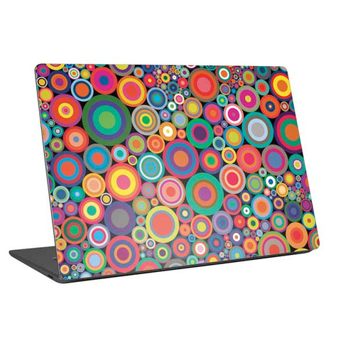 Psychedelic Circles Universal Laptop 15in (12.2 x 8.8in) Skin