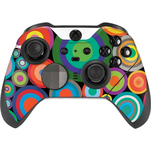 Psychedelic Circles Xbox Elite Wireless Controller Series 2 Skin