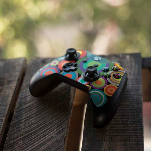 Psychedelic Circles Xbox One Controller Skin