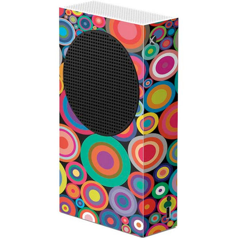 Psychedelic Circles Xbox Series S Console Skin