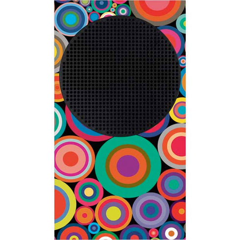 Psychedelic Circles Xbox Series S Console Skin