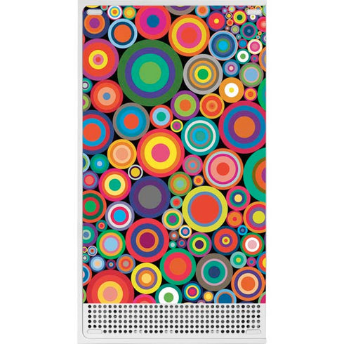 Psychedelic Circles Xbox Series S Console Skin