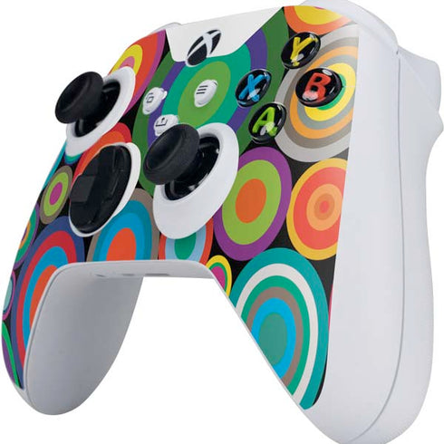 Psychedelic Circles Xbox Series S Controller Skin