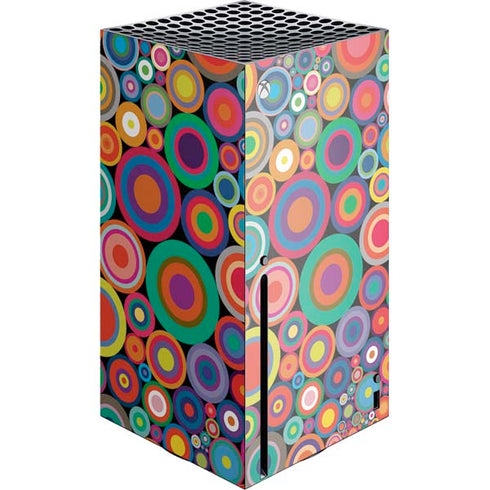 Psychedelic Circles Xbox Series X Console Skin