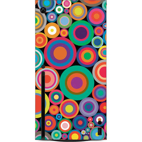 Psychedelic Circles Xbox Series X Console Skin