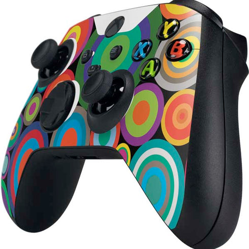 Psychedelic Circles Xbox Series X Controller Skin