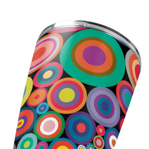 Psychedelic Circles Yeti 20oz Tumbler Skin