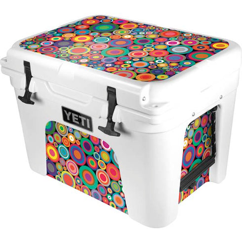 Psychedelic Circles YETI Tundra 35 Hard Cooler Skin