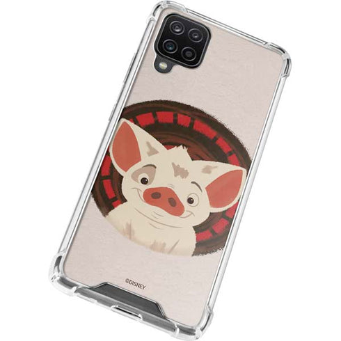 Disney Moana Pua Close Up Galaxy A12 Clear Case