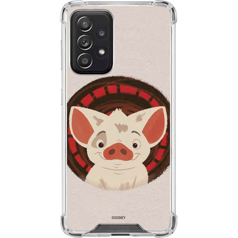 Disney Moana Pua Close Up Galaxy A52 5G Clear Case