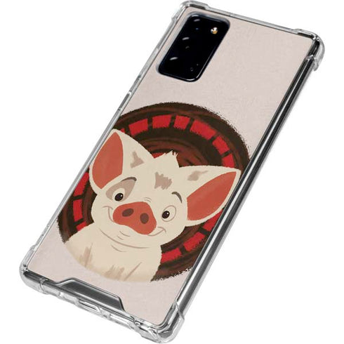 Disney Moana Pua Close Up Galaxy Note20 5G Clear Case