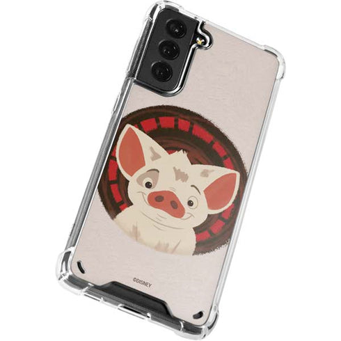 Disney Moana Pua Close Up Galaxy S21 5G Clear Case