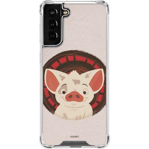 Disney Moana Pua Close Up Galaxy S22 Plus Clear Case