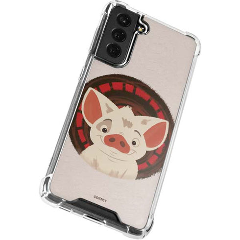 Disney Moana Pua Close Up Galaxy S22 Plus Clear Case