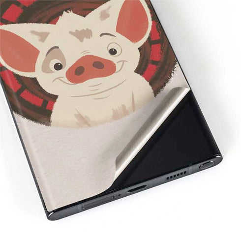 Disney Moana Pua Close Up Galaxy S22 Ultra Skin