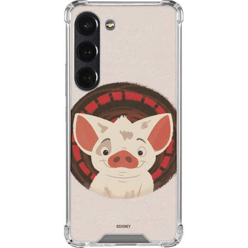 Disney Moana Pua Close Up Galaxy S23 Clear Case