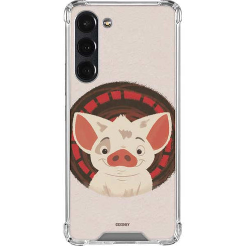 Disney Moana Pua Close Up Galaxy S23 Plus Clear Case