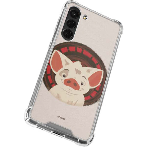 Disney Moana Pua Close Up Galaxy S23 Plus Clear Case