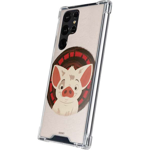 Disney Moana Pua Close Up Galaxy S24 Ultra Clear Case