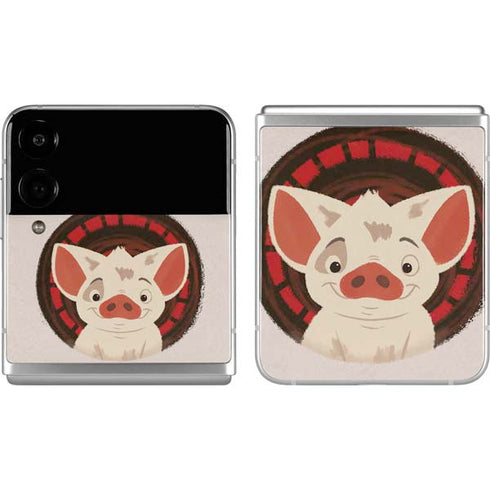 Disney Moana Pua Close Up Galaxy Z Flip4 5G Skin