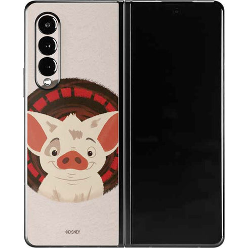 Disney Moana Pua Close Up Galaxy Z Fold3 5G Skin