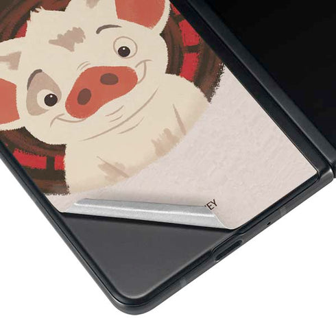 Disney Moana Pua Close Up Galaxy Z Fold3 5G Skin
