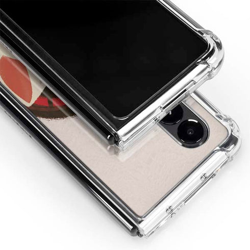 Disney Moana Pua Close Up Galaxy Z Fold4 5G Clear Case