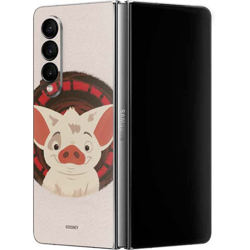 Disney Moana Pua Close Up Galaxy Z Fold4 5G Skin