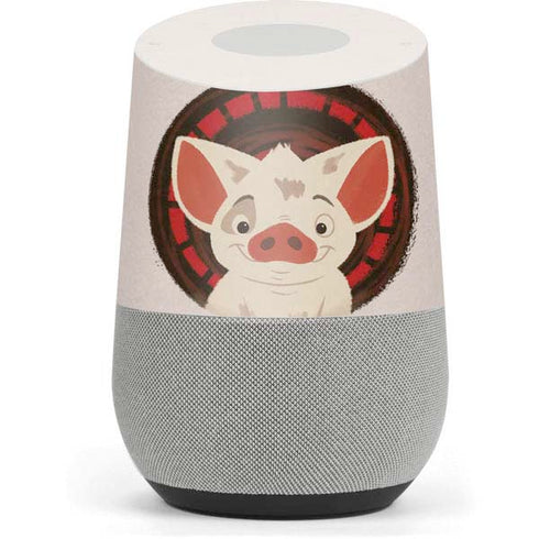 Disney Moana Pua Close Up Google Home Skin