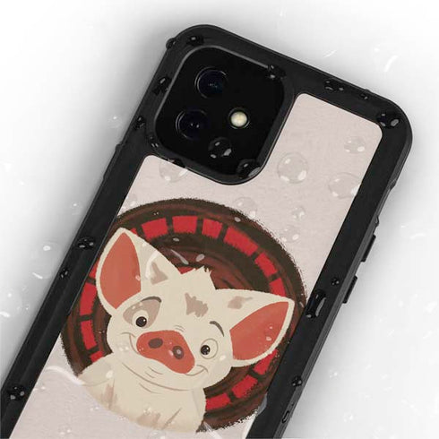 Disney Moana Pua Close Up iPhone 12 Mini Waterproof Case