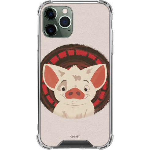 Disney Moana Pua Close Up iPhone 12 Pro Clear Case