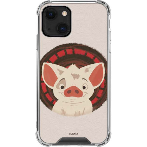 Disney Moana Pua Close Up iPhone 13 Mini Clear Case